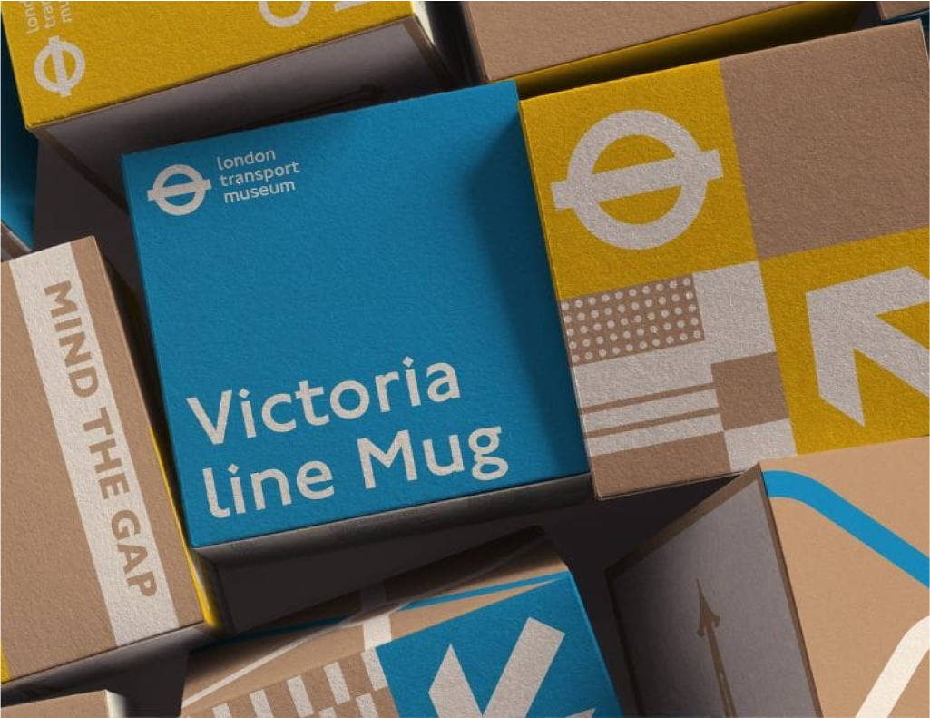 London Transport Museum reveals new retail identity and packaging system. Image