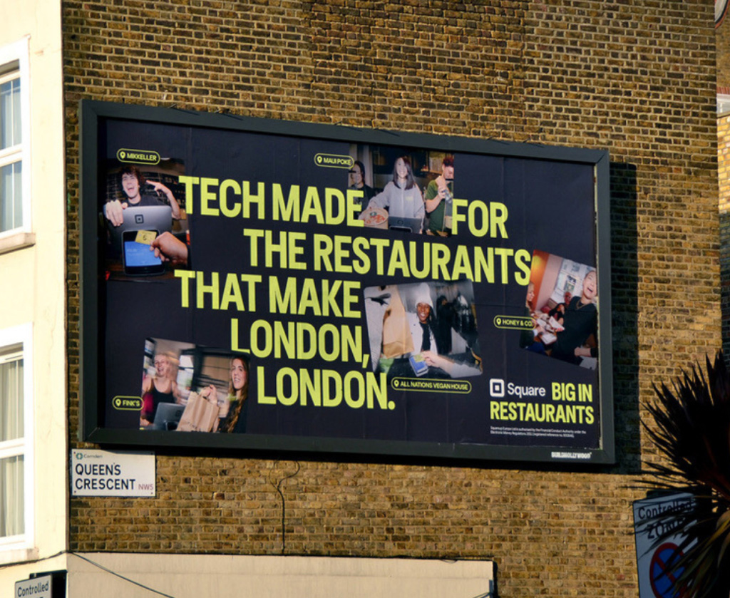 Kit Studio worked closely with Square to amplify the candid and raw photography captured by Exell, to bring the energy of real kitchens and restaurants to OOH. Image